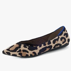 Rothy's Brown and Blue Flats Sleek Minimalist Design